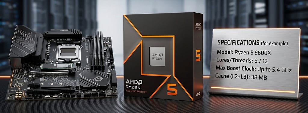 AMD Ryzen 5 9600X AMD Ryzen 5 9600X