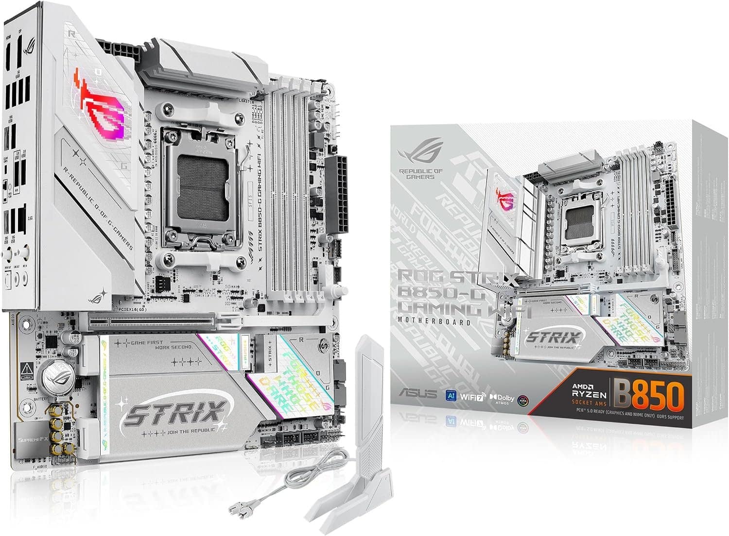 ASUS ROG Strix B850-G Gaming WiFi AMD AM5 B850 mATX Motherboard